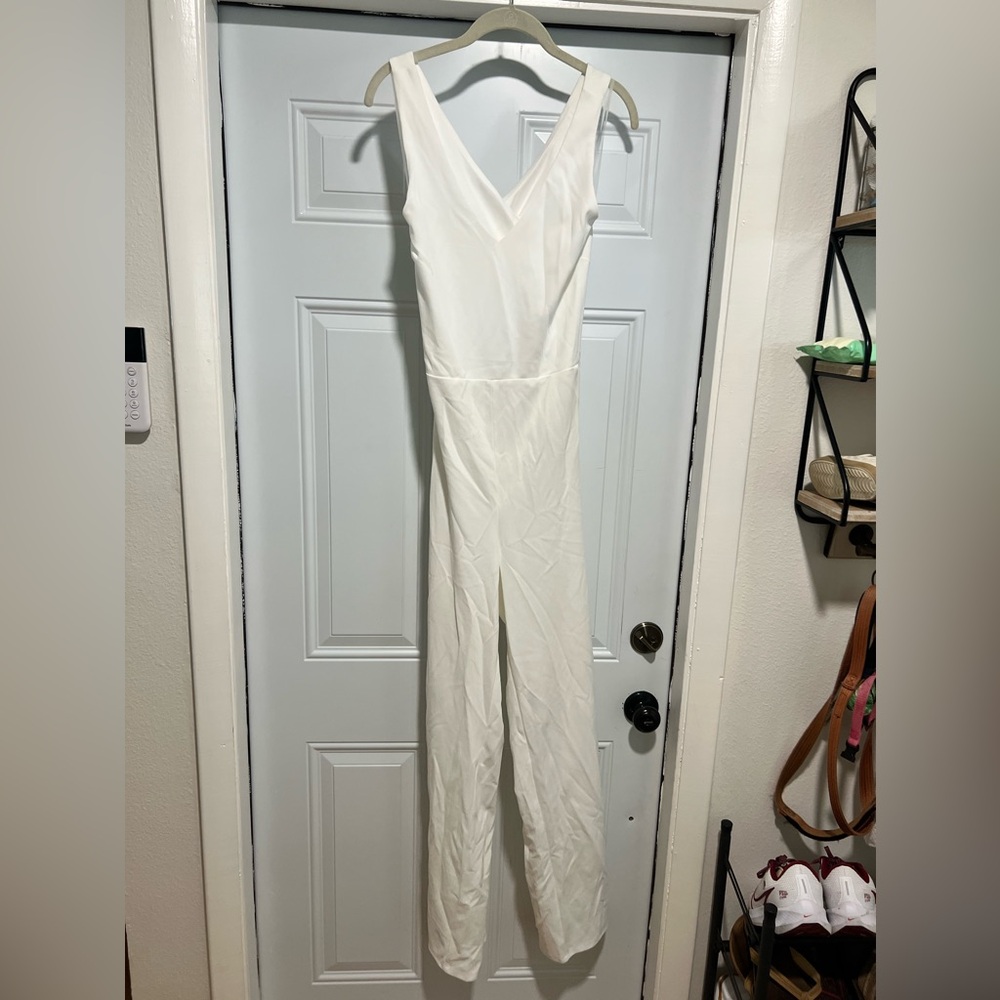 White Cross Back Jumper